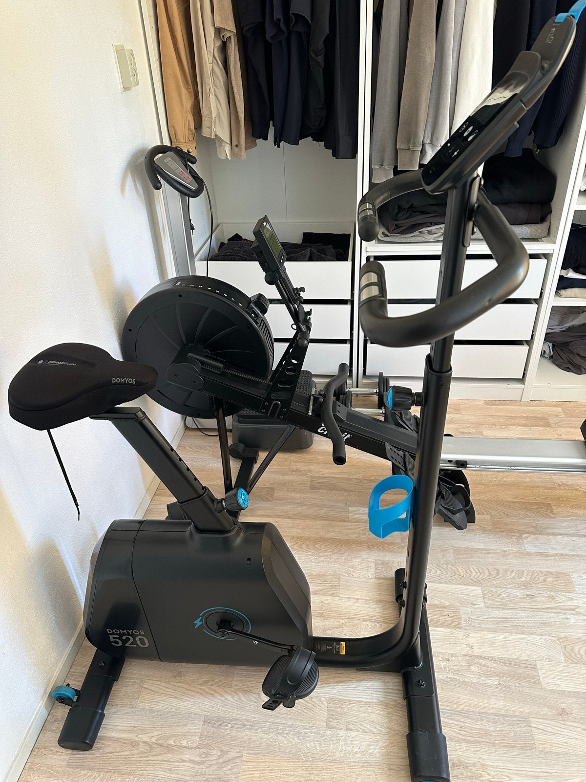 Domyos 520 Hometrainer, Ophalen, Zo goed als nieuw, Metaal, Benen