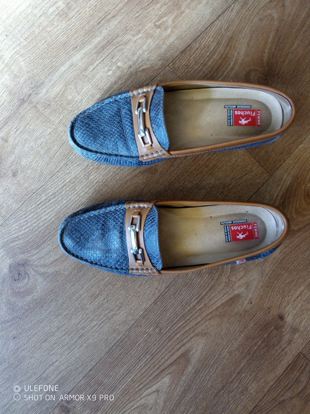 ZGAN moccasins FLUCHOS  39, Blauw, Zo goed als nieuw, Espadrilles of Moccasins, FLUCHOS