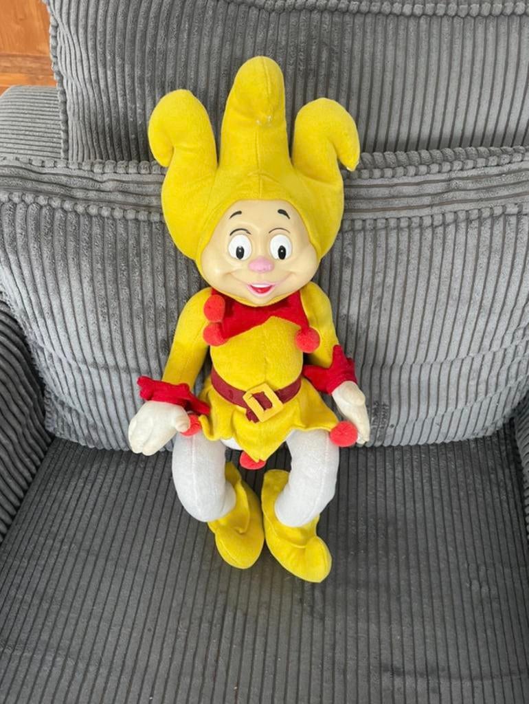 Zeldzame oude vintage gele Pardoes pop Efteling Toys Holland, Verzamelen, Efteling, Gebruikt, Beeldje of Poppetje, Ophalen of Verzenden