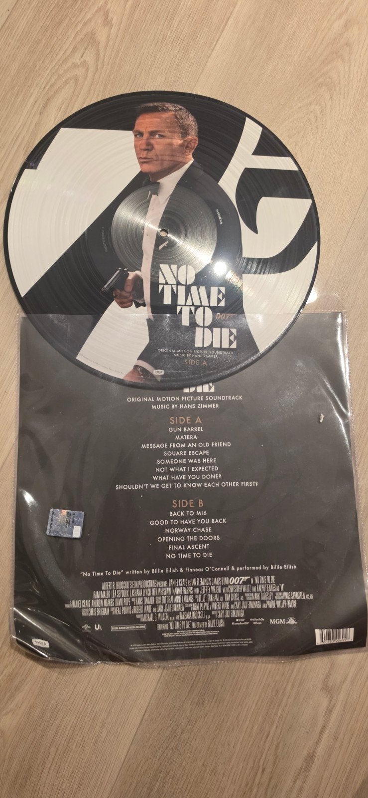 No Time To Die Soundtrack Picture Disc LP - Hans Zimmer, Ophalen, LP, Overige genres, Picture disc