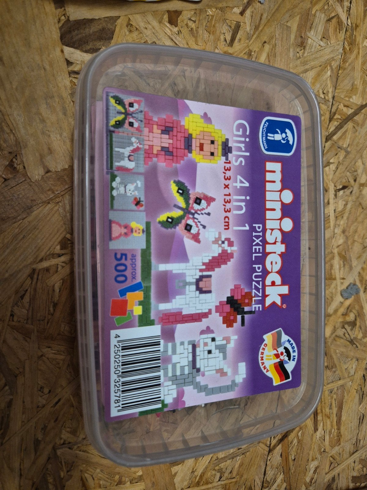 Ministeck Girls 4 in 1 Pixel Puzzle - Zo goed als nieuw, Ophalen of Verzenden, Zo goed als nieuw, Overige typen