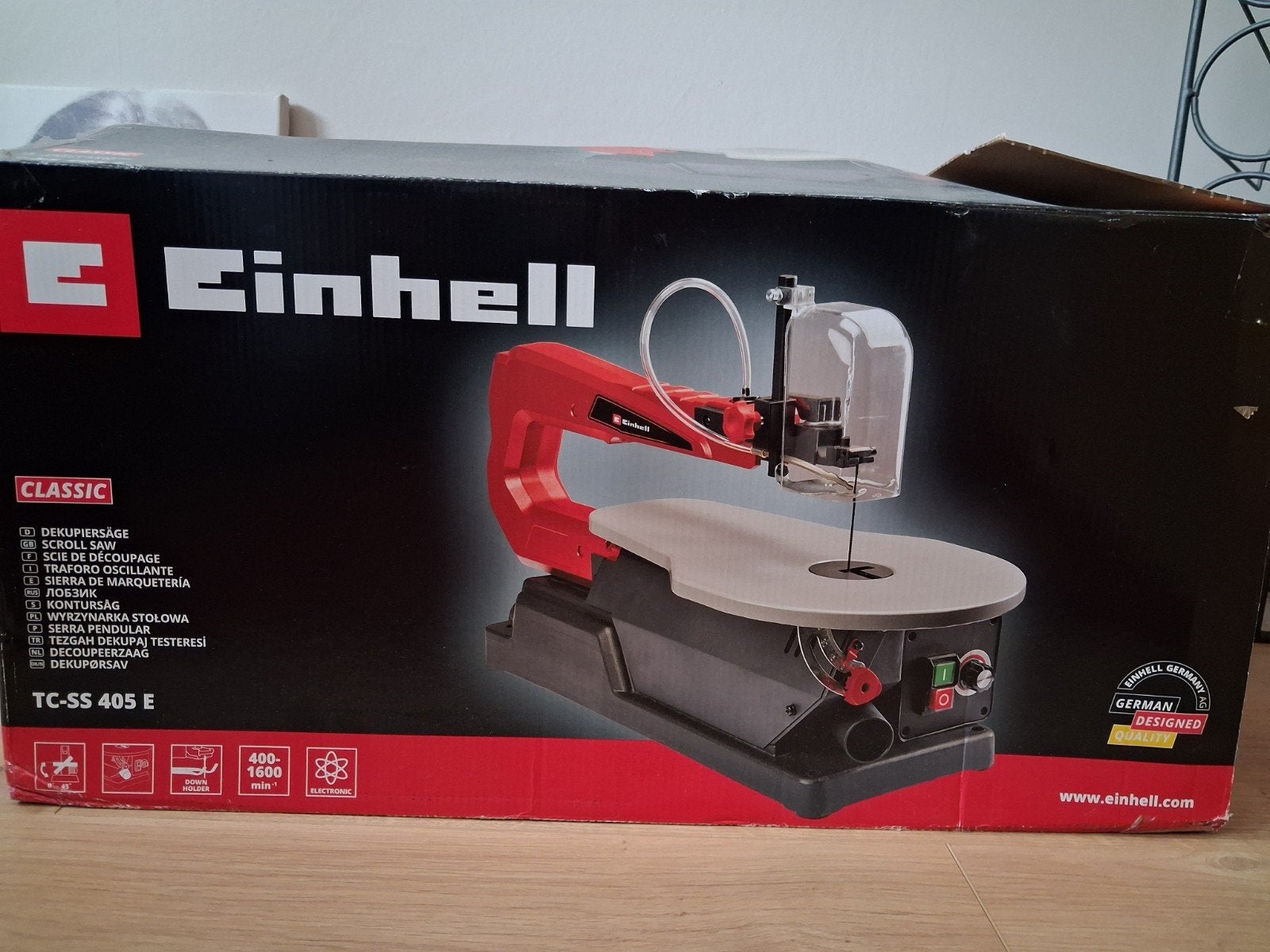 Figuurzaagmachine Einhell, Doe-het-zelf en Verbouw, Gereedschap | Zaagmachines, Ophalen, Minder dan 600 watt, Figuurzaag, 30 tot 70 mm