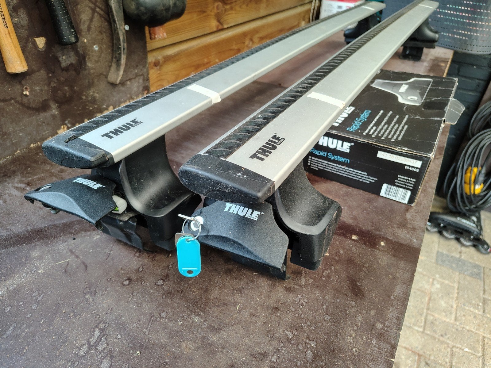 Thule Wingbar dakdragers, inclusief Rapid 754, Auto diversen, Dakdragers, Ophalen