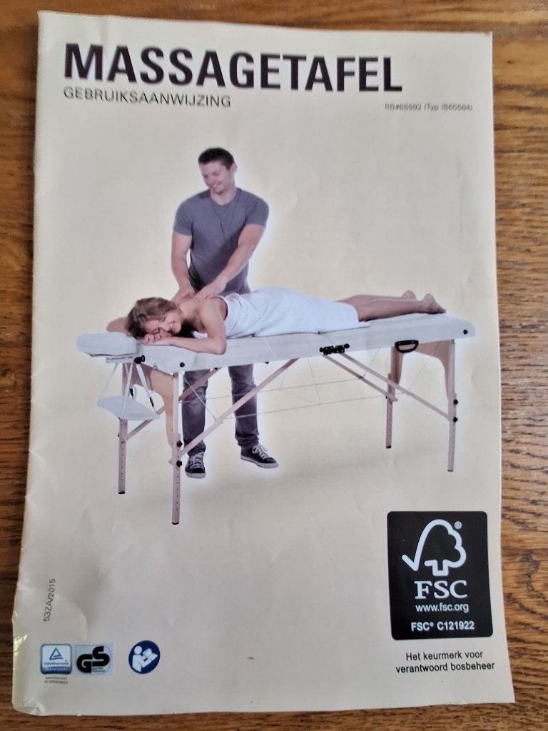 Opvouwbare Massagetafel - Zo goed als nieuw, Ophalen, Zo goed als nieuw, Massagetafel