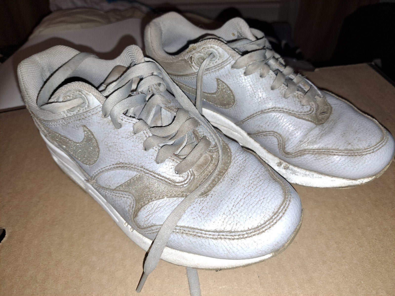 Nike Air Max sneakers maat 39 lichte schade, Ophalen, Wit, Sneakers of Gympen, Gedragen