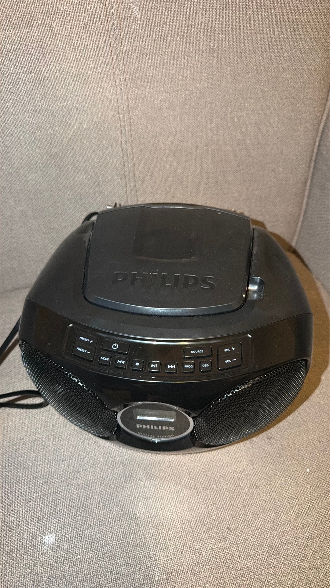 Philips AZ215B - Radio en CD-speler in het zwart, Audio, Tv en Foto, Ophalen, Zo goed als nieuw