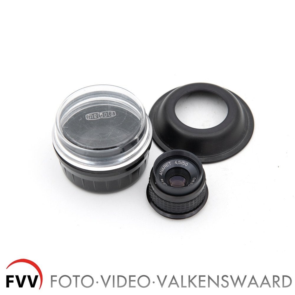 Meopta Anaret 4.5/50 + lensring, Gebruikt, Meopta, Ophalen of Verzenden, Xxx