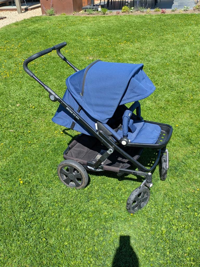 Britax Go Big kinderwagen met adapters en accessoires, Ophalen