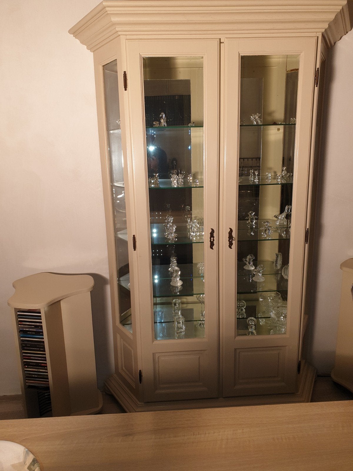 Vitrinekast, Huis en Inrichting, Kasten | Vitrinekasten, Ophalen, Glas, Klassiek, 50 tot 100 cm