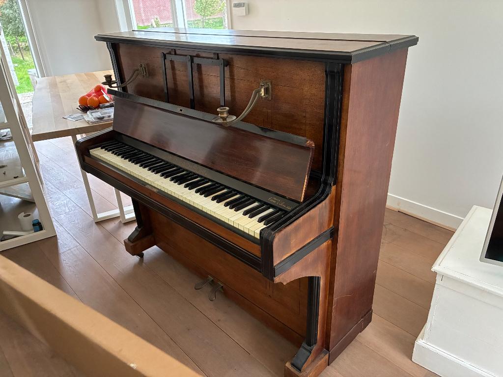 Piano, Ophalen, Gebruikt, Bruin, Piano