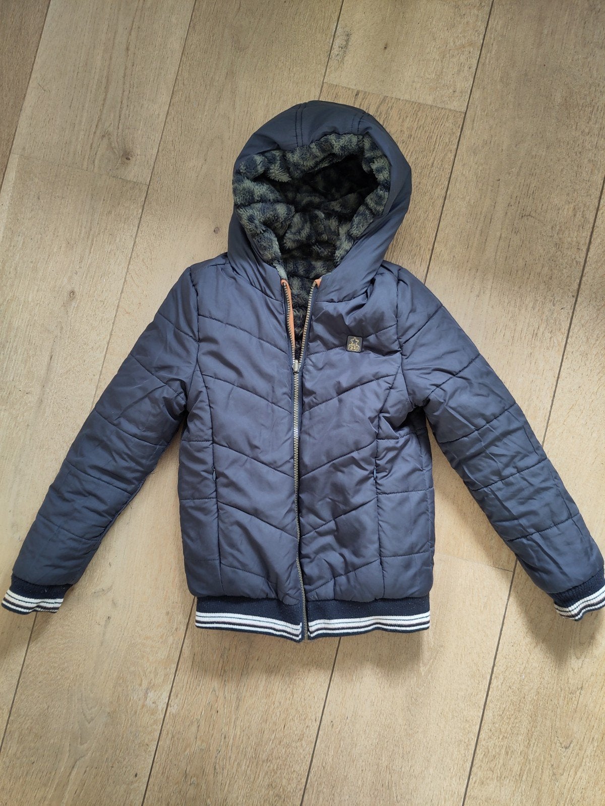 Like Flo omkeerbare winterjas maat 146, Ophalen, Zo goed als nieuw, Meisje, Jas