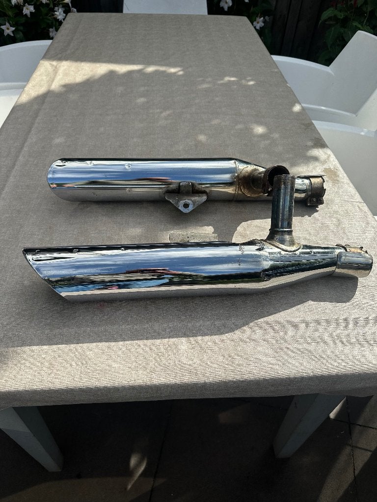 radiateur en uitlaatset Suzuki Intruder vs600/700/750/800, Ophalen of Verzenden, Gebruikt