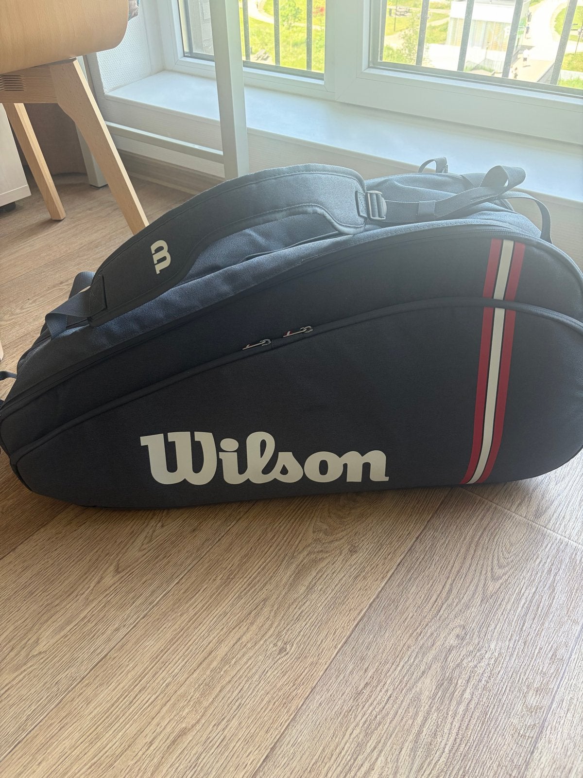 Wilson Tour Rackettas 12 Stuks - Zwart (Zo goed als nieuw), Ophalen of Verzenden, Zo goed als nieuw, Tas, Wilson