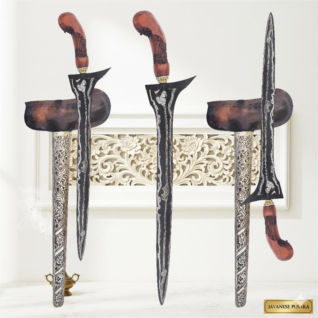 Kris, keris met 2 zeldzame pamors - krissen - kerissen, Ophalen of Verzenden