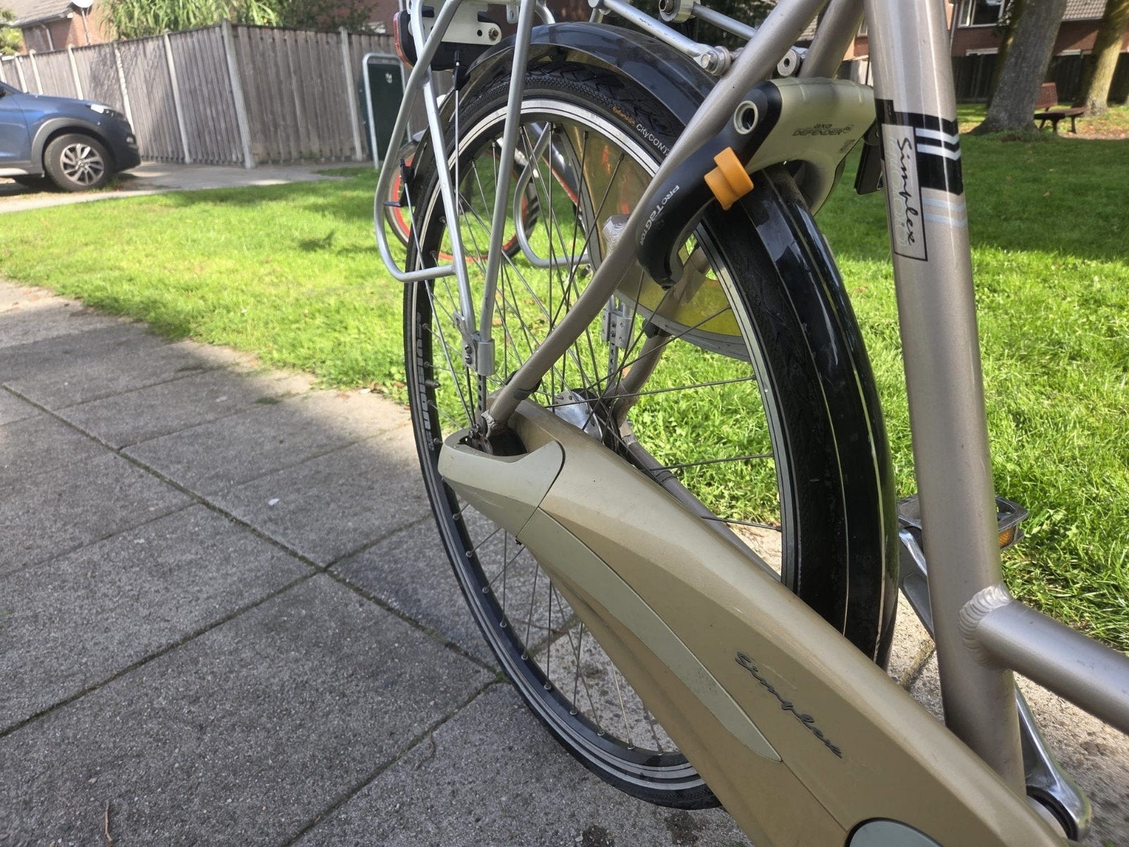 Simplex damesfiets met versnellingen en lage instap, Velgrem, (Extra) lage instap, Ophalen, Overige merken