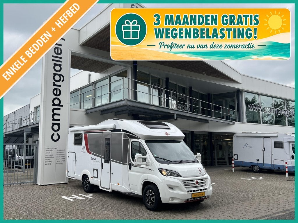 Bürstner Ixeo IT 726 G ENKELE BEDDEN+HEFBED EURO6 D, Caravans en Kamperen, Winterisolatie, Ringverwarming, Fiat, 7 tot 8 meter