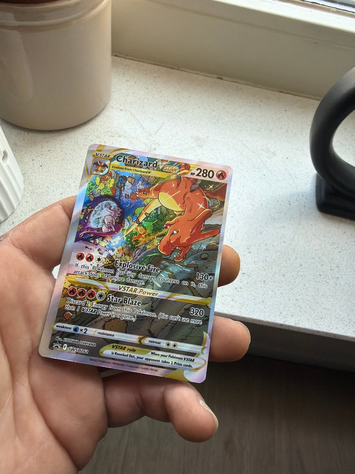 Charizard VSTAR Miscut/Error Pokémon Kaart - Uniek! Gem Mint, Hobby en Vrije tijd, Verzamelkaartspellen | Pokémon, Ophalen of Verzenden