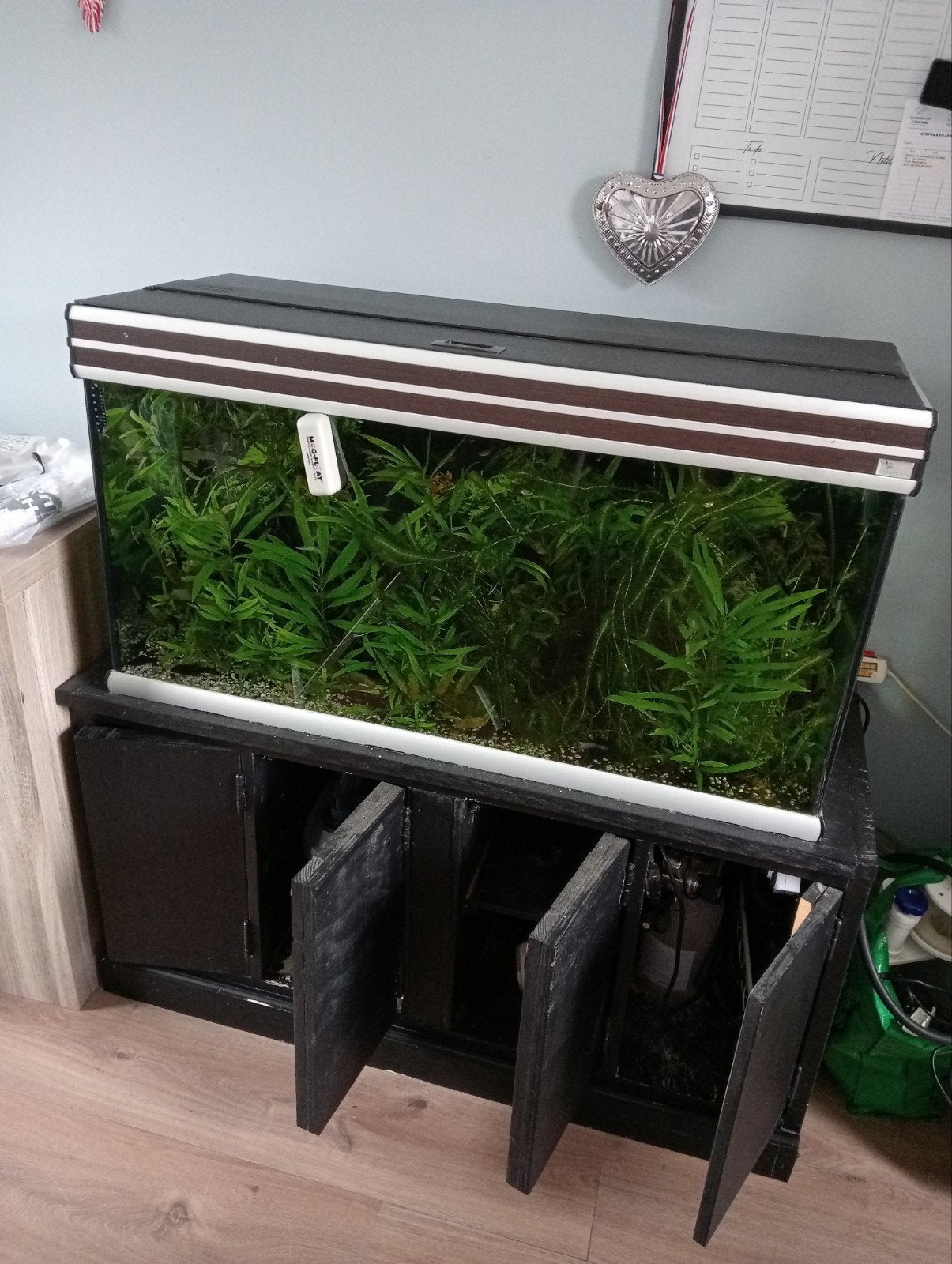 200 liter Aquarium te koop met nog wat spullen, Dieren en Toebehoren, Vissen | Aquaria en Toebehoren, Ophalen