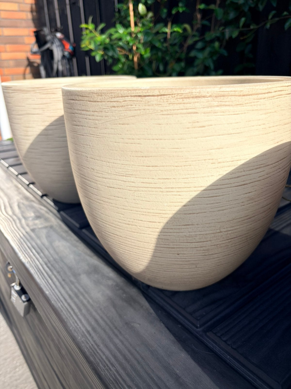 Plantenpot Ø24  H22 cm 3x, Ophalen, Zo goed als nieuw, Rond, Minder dan 30 cm