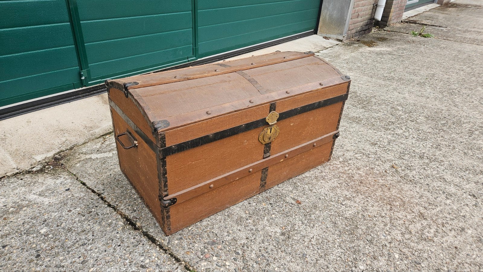 Hutkoffer, dekenkist., Huis en Inrichting, Woonaccessoires | Kisten, Ophalen, Gebruikt, 50 tot 100 cm, Minder dan 50 cm
