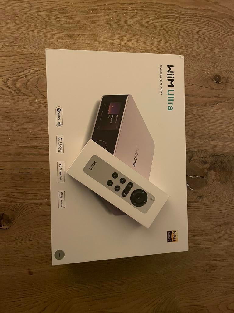 WiiM Ultra + Voice Remote 2 - streaming pre-amp, Ophalen, Zo goed als nieuw, Stereo, Overige merken