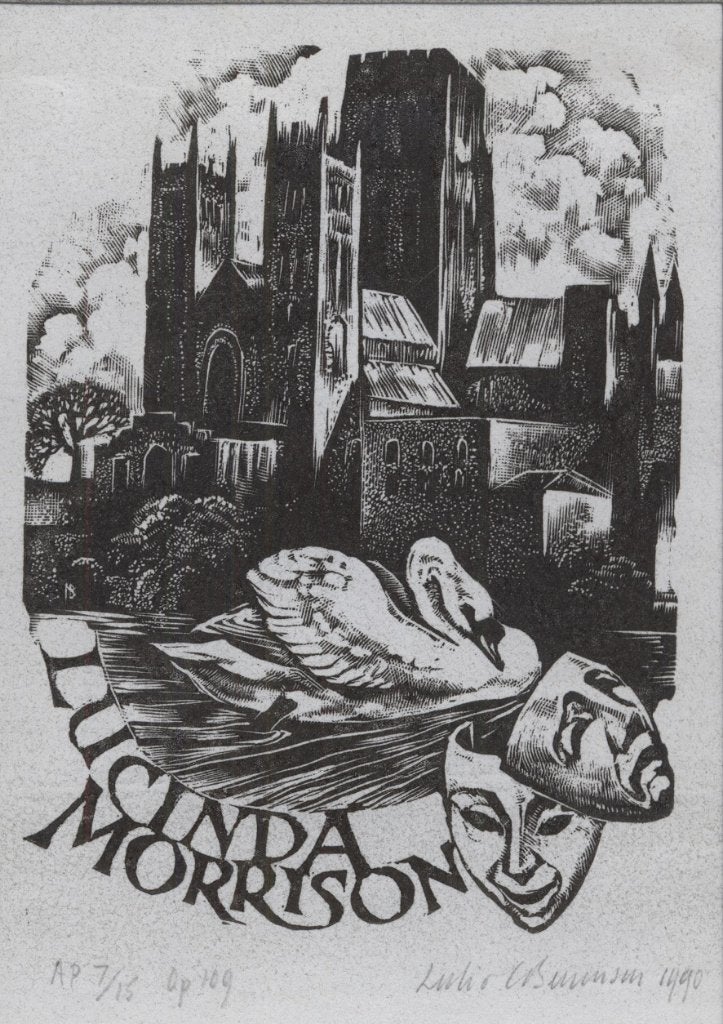0039 Ex Libris Engeland : Leslie Benenson, 1990, Verzenden, Ex libris