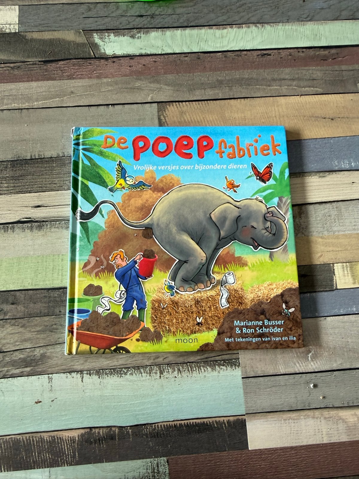 De Poepfabriek - Vrolijke versjes over bijzondere dieren, Boeken, Ophalen of Verzenden, Zo goed als nieuw, Fictie algemeen