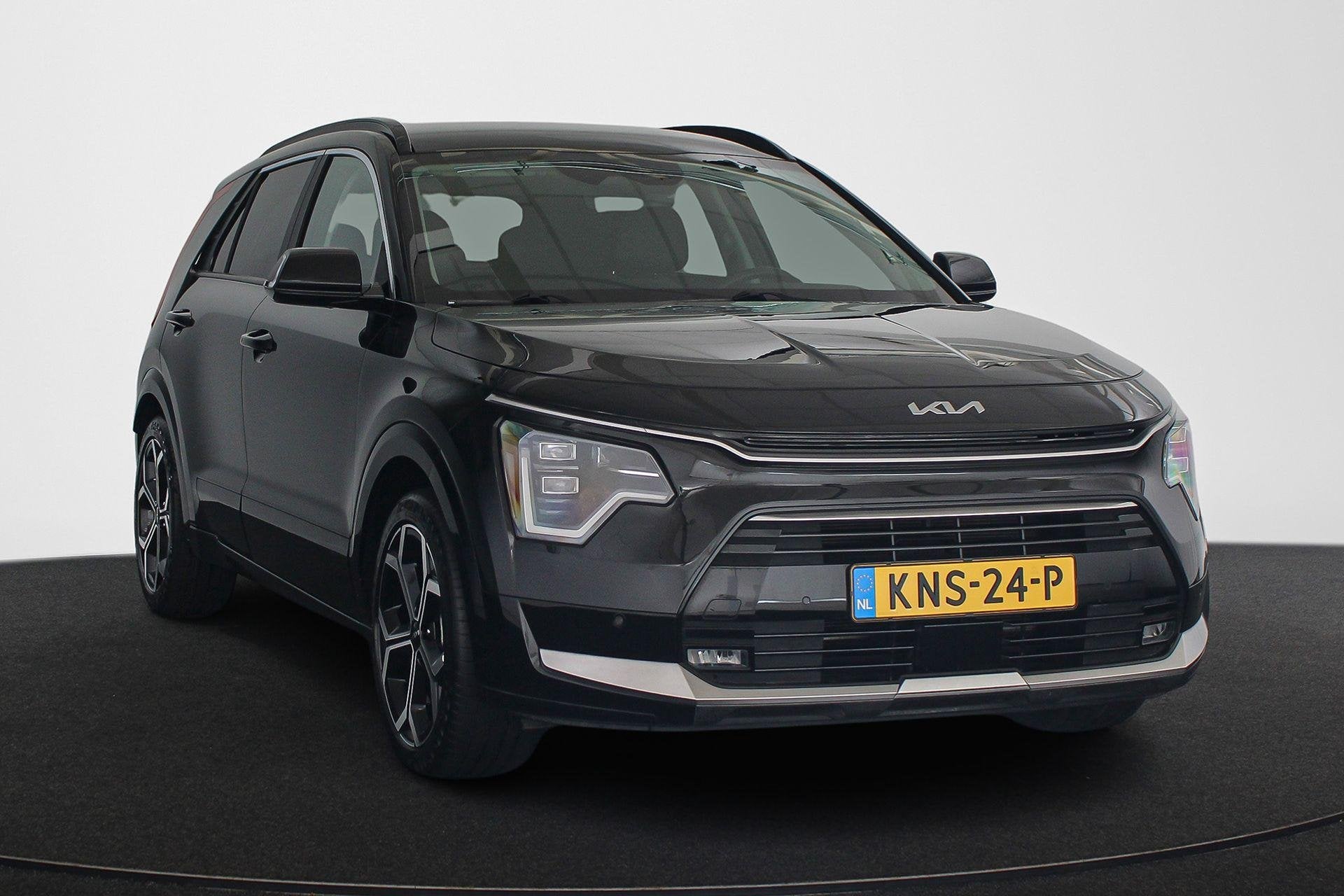 Kia Niro 1.6 GDi Hybrid DynamicPlusLine Elektrische Stoelen, Auto's, 1374 kg, Gebruikt, Automatische klimaatregeling, Zwart