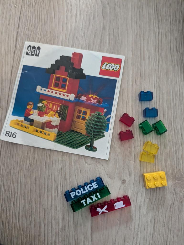 LEGO set 816 Lighting Bricks, 4.5V., Ophalen