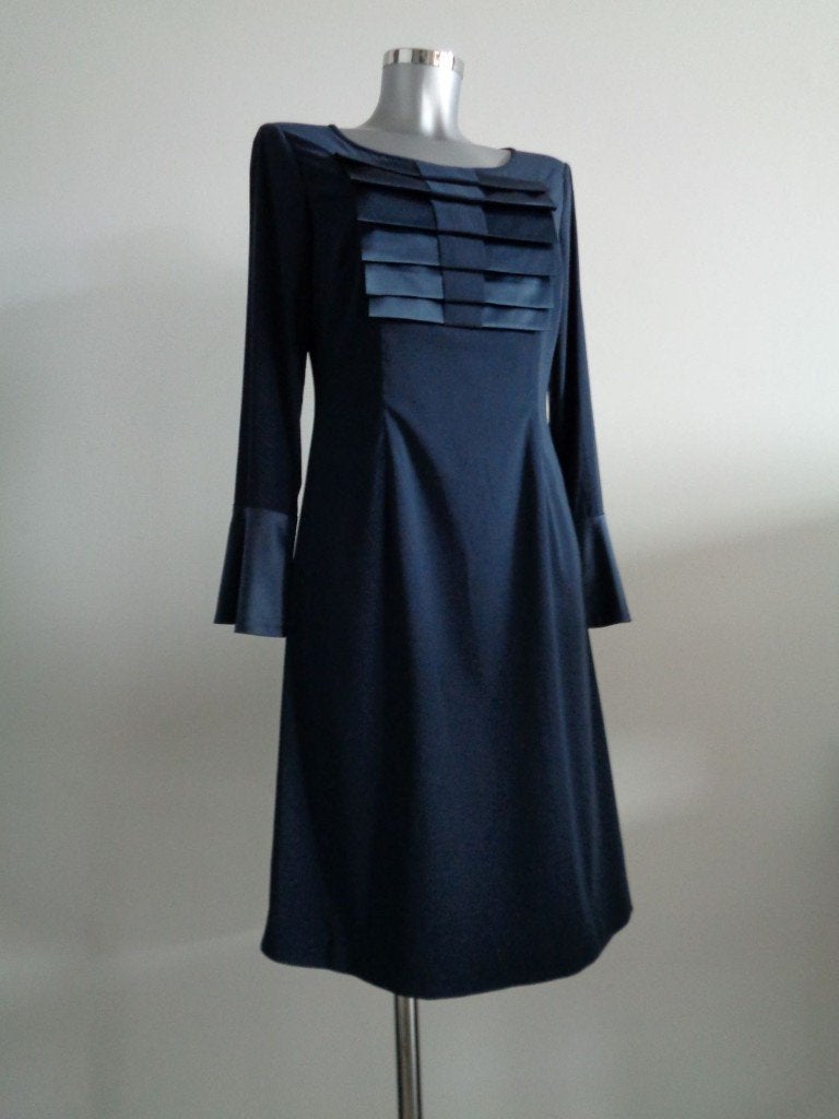 Monique Collignon Dutch designer jurk, maat 38 nieuw, Maat 38/40 (M), Blauw, Nieuw, Ophalen of Verzenden