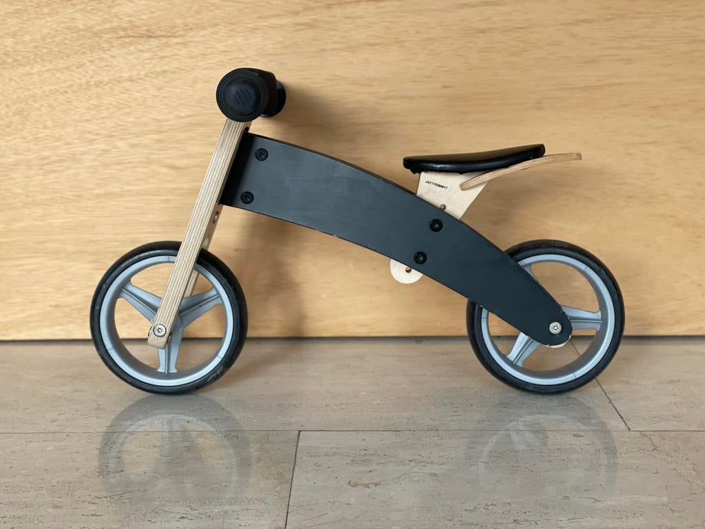 Loopfietsje/driewieler hout, Fietsen en Brommers, Fietsen | Kinderfietsjes, Ophalen, Zo goed als nieuw, Minder dan 16 inch