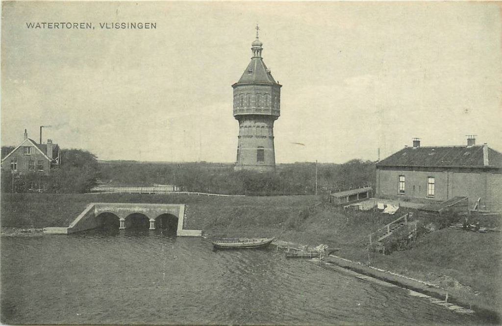 388-249-015 Vlissingen Watertoren, Verzenden, Voor 1920, Zeeland