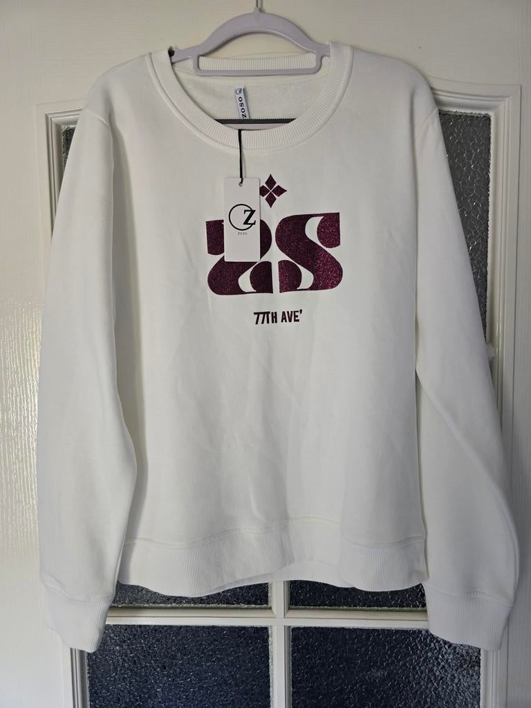 Nieuwe trui zoso xl wit wijnrood, Ophalen of Verzenden, Nieuw, Maat 46/48 (XL) of groter