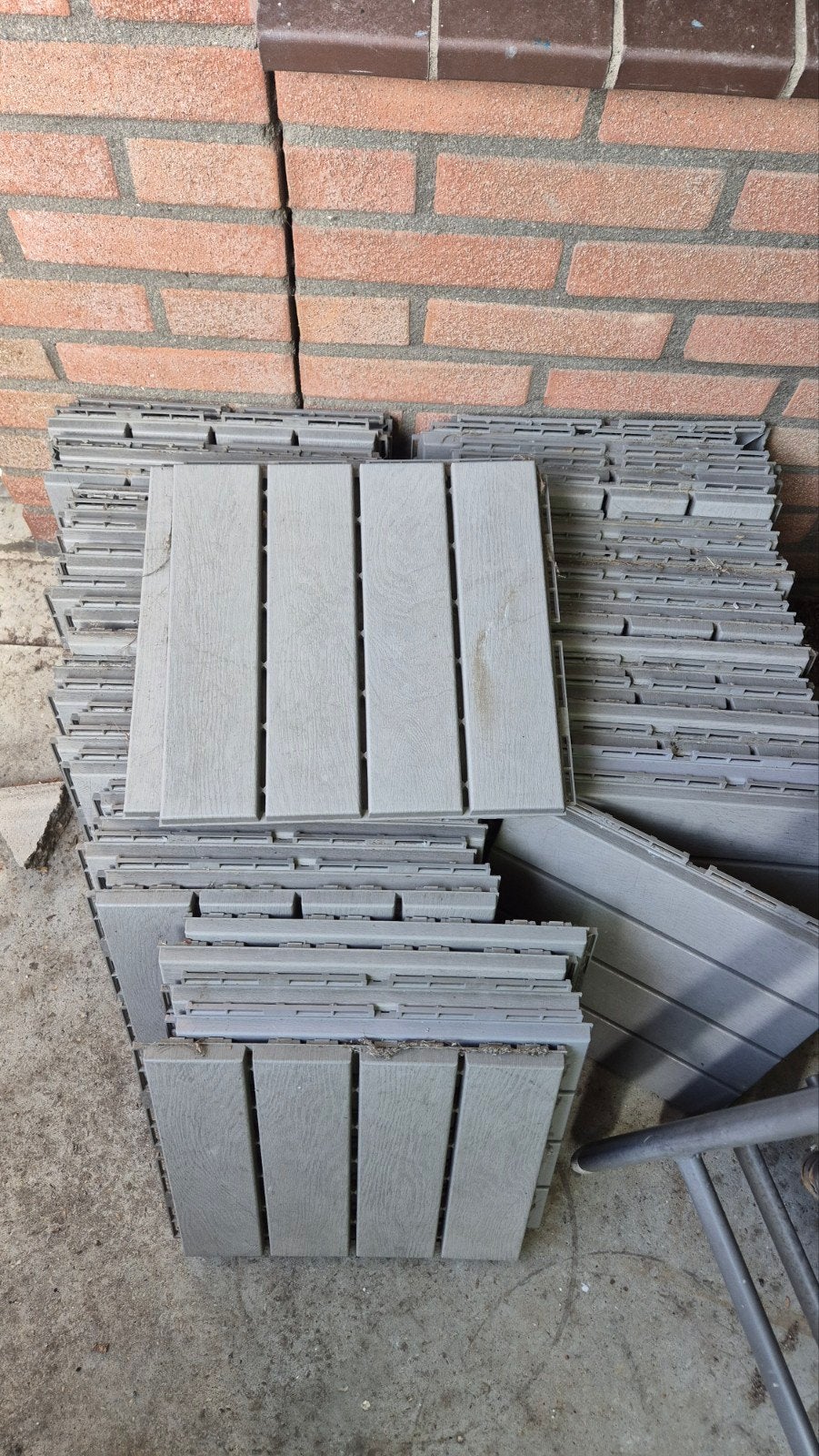 ikea vlonders/terrastegels, Tuin en Terras, Ophalen, Gebruikt, Kunststof