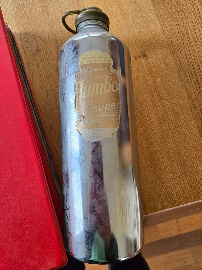 Vintage warmwaterkruik Jumbo, Antiek en Kunst, Ophalen of Verzenden
