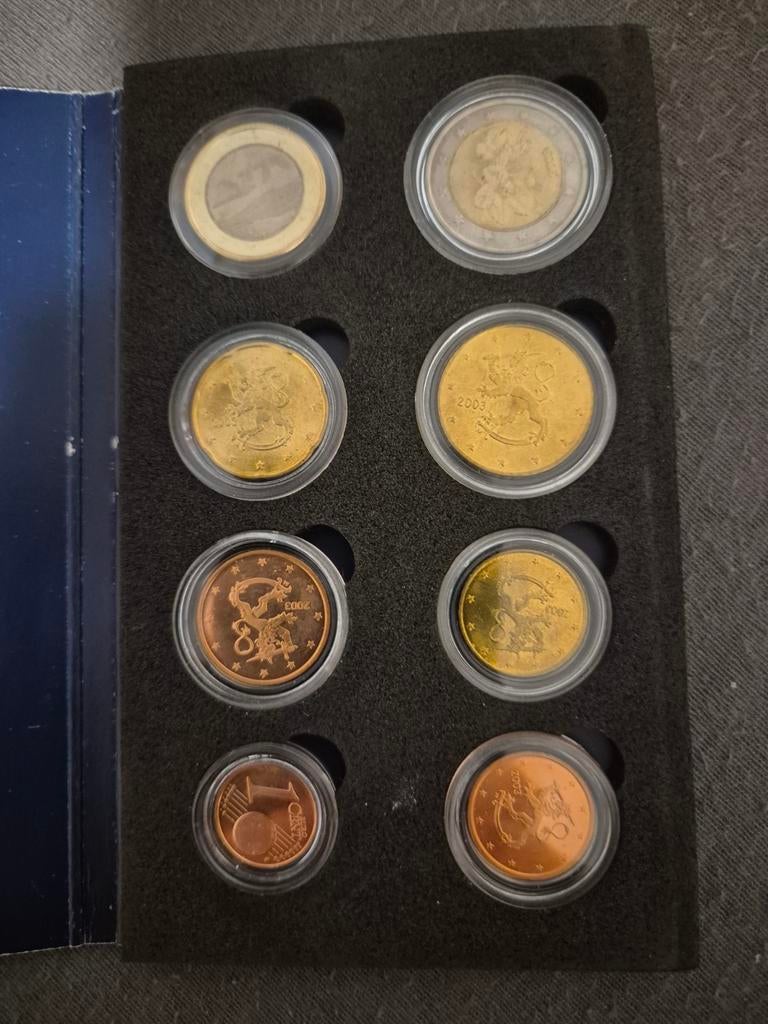 Finland Euro Munten Set 2002 - Complete Verzamelset, Ophalen of Verzenden, Finland, Overige waardes, Setje