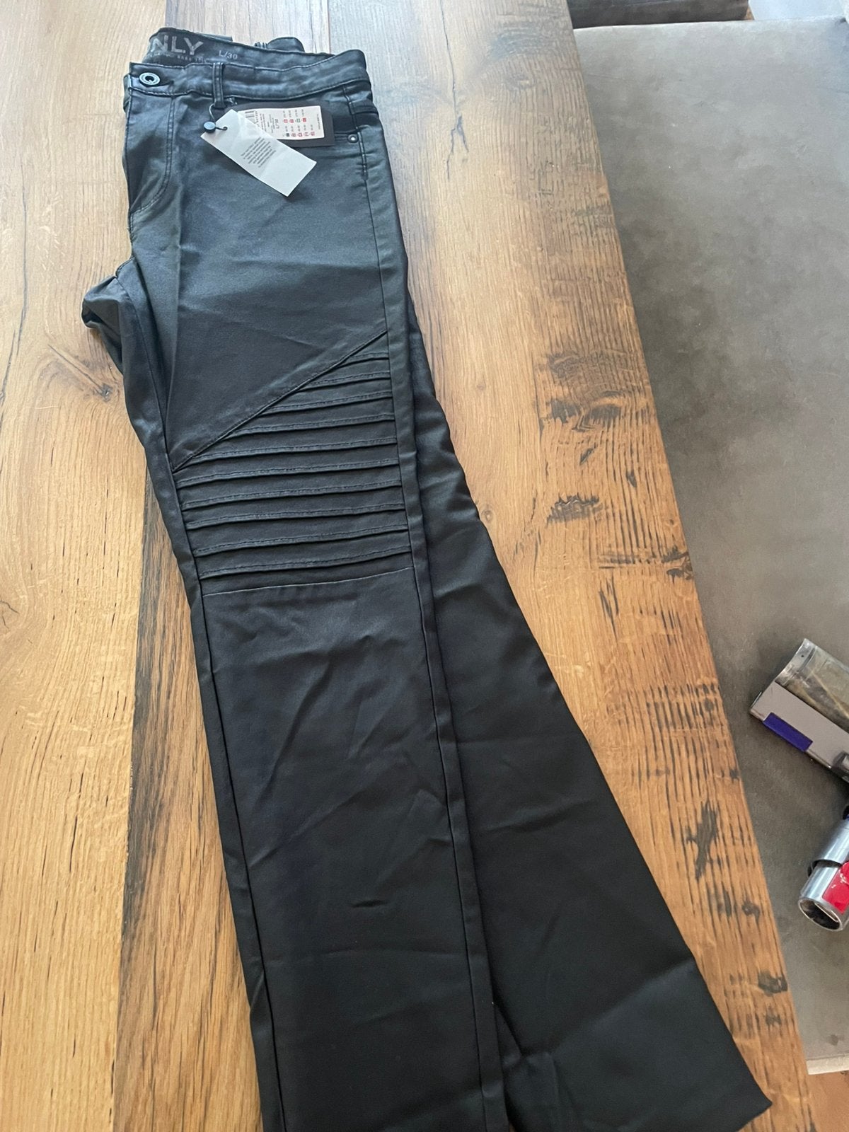 Zwarte Only skinny new royal reg biker coated noos, Ophalen of Verzenden, Nieuw, Zwart, W30 - W32 (confectie 38/40)