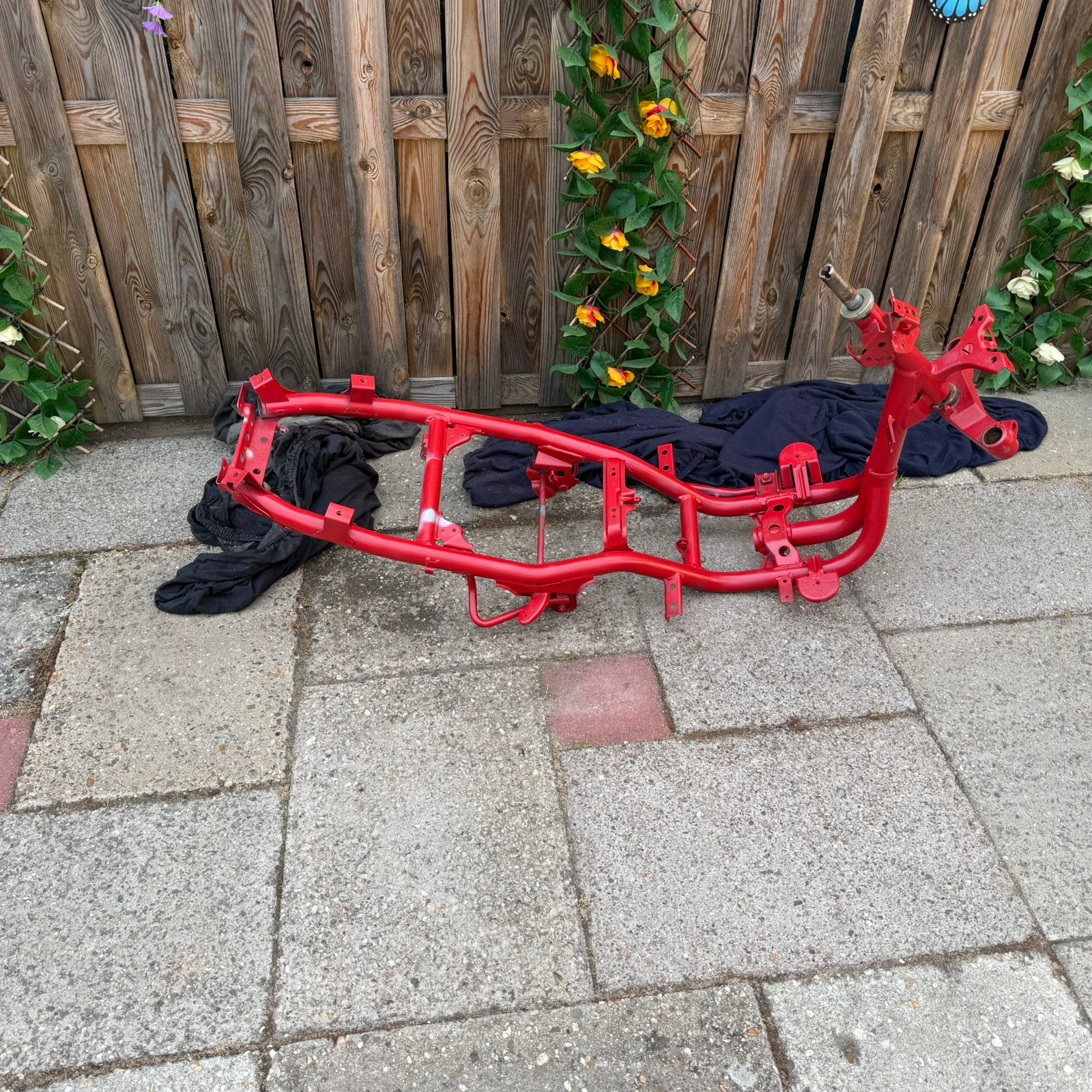 Yamaha aerox frame met nummers zonder pap, Ophalen, Gebruikt