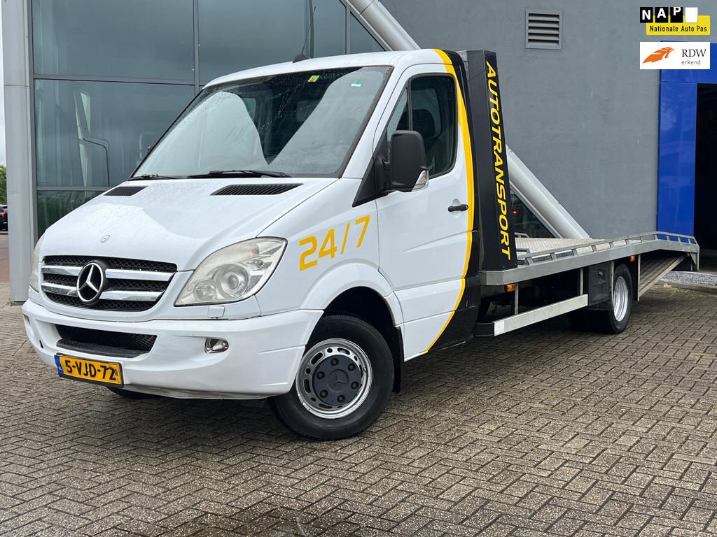 Mercedes-Benz Sprinter 515 2.2 CDI 432 Autotransporter | 24/, Auto's, Achterwielaandrijving, 4 cilinders, 150 pk, Wit