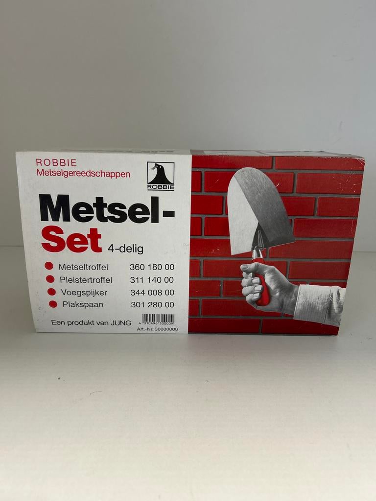 Robbie Metselset 4-delig - Nieuw in doos, Doe-het-zelf en Verbouw, Gereedschap | Handgereedschap, Ophalen of Verzenden, Nieuw