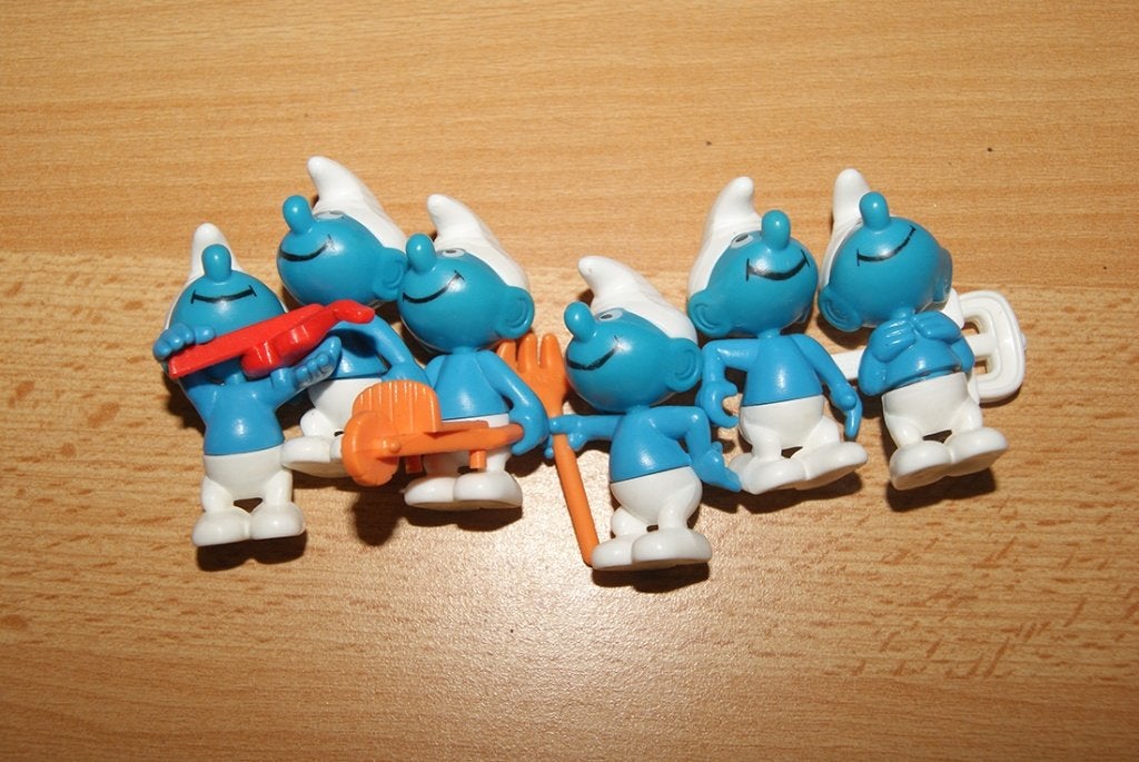 smurfen poppetjes, nieuwe serie, Ophalen of Verzenden, Nieuw