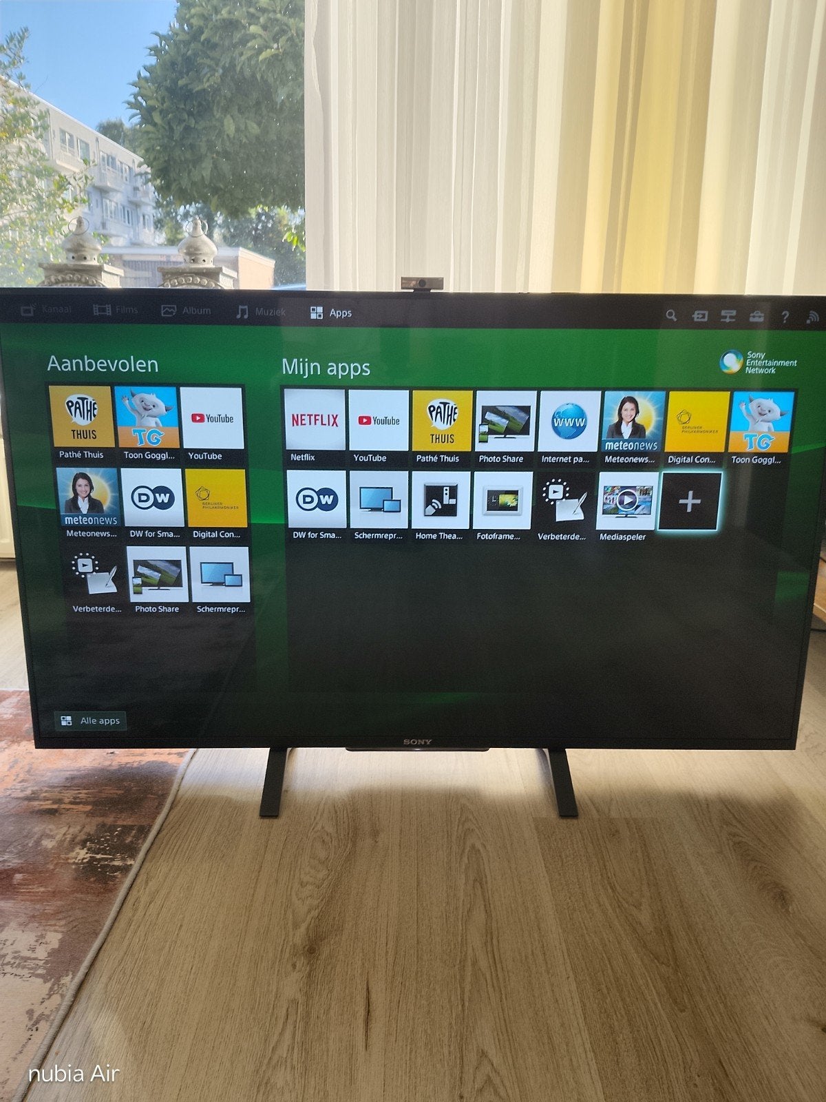 tv sony 49 inch smart televisie 4K Tv inbouw Wi-Fi, Ophalen, LED, Zo goed als nieuw, 100 Hz