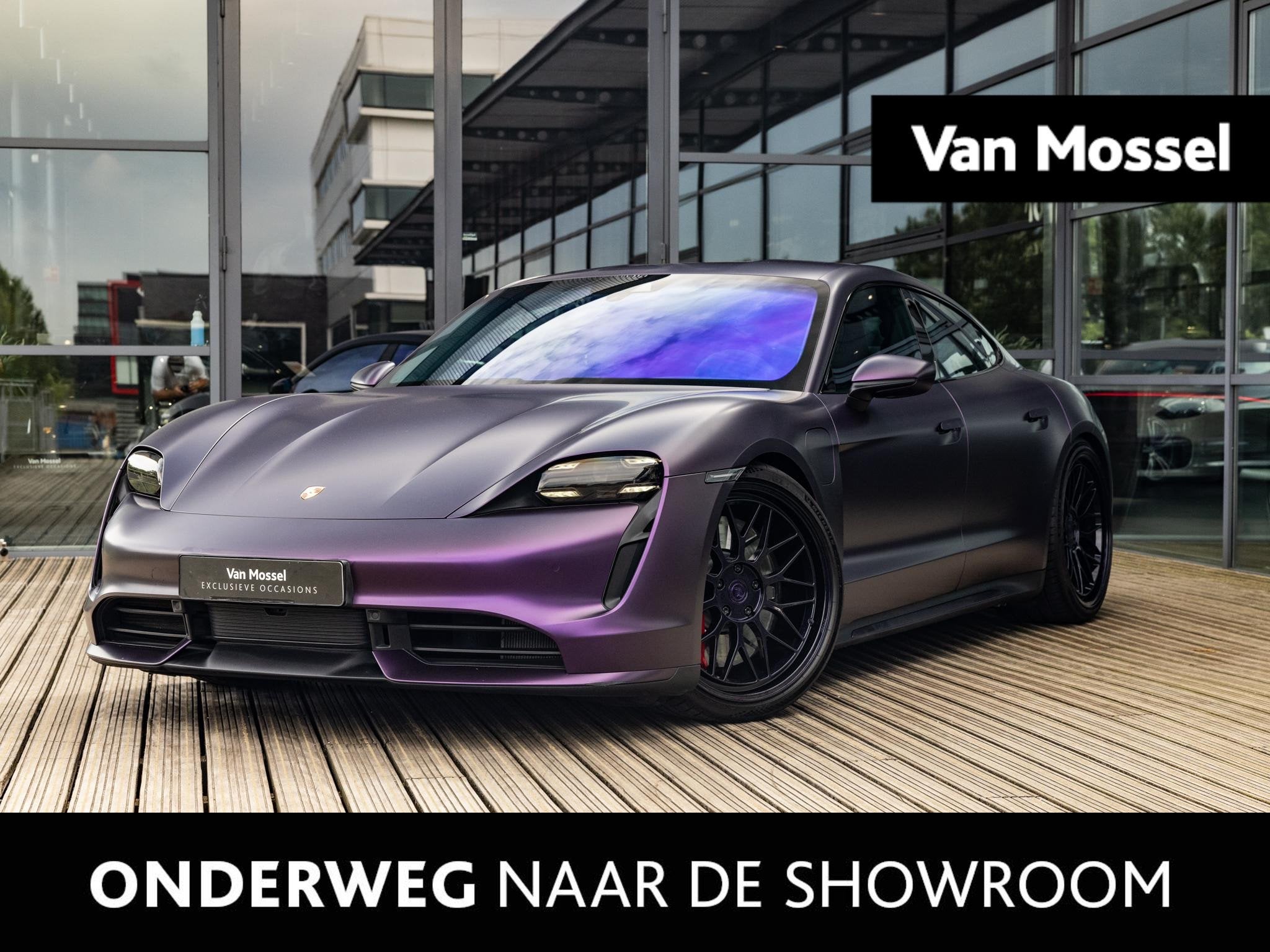 Porsche Taycan Turbo 93 kWh, 12 maanden, 93 kWh, Vierwielaandrijving, Blauw