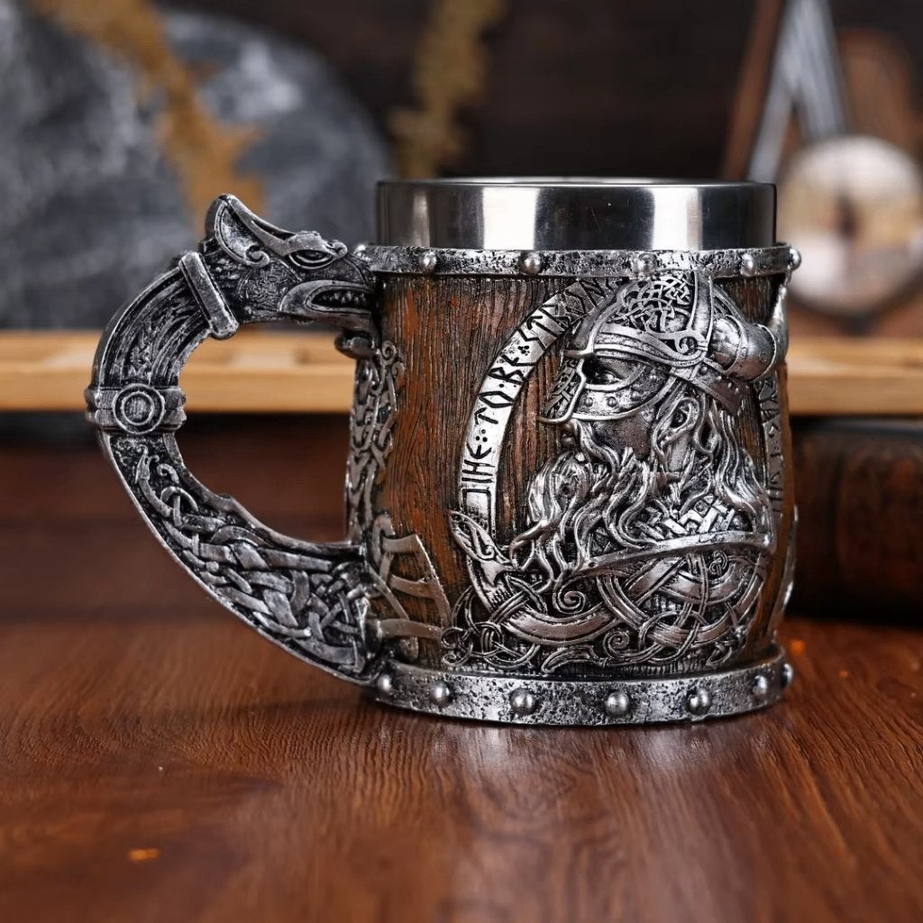 Viking drinkbeker (valhalla noorse bierpul), Verzenden, Nieuw