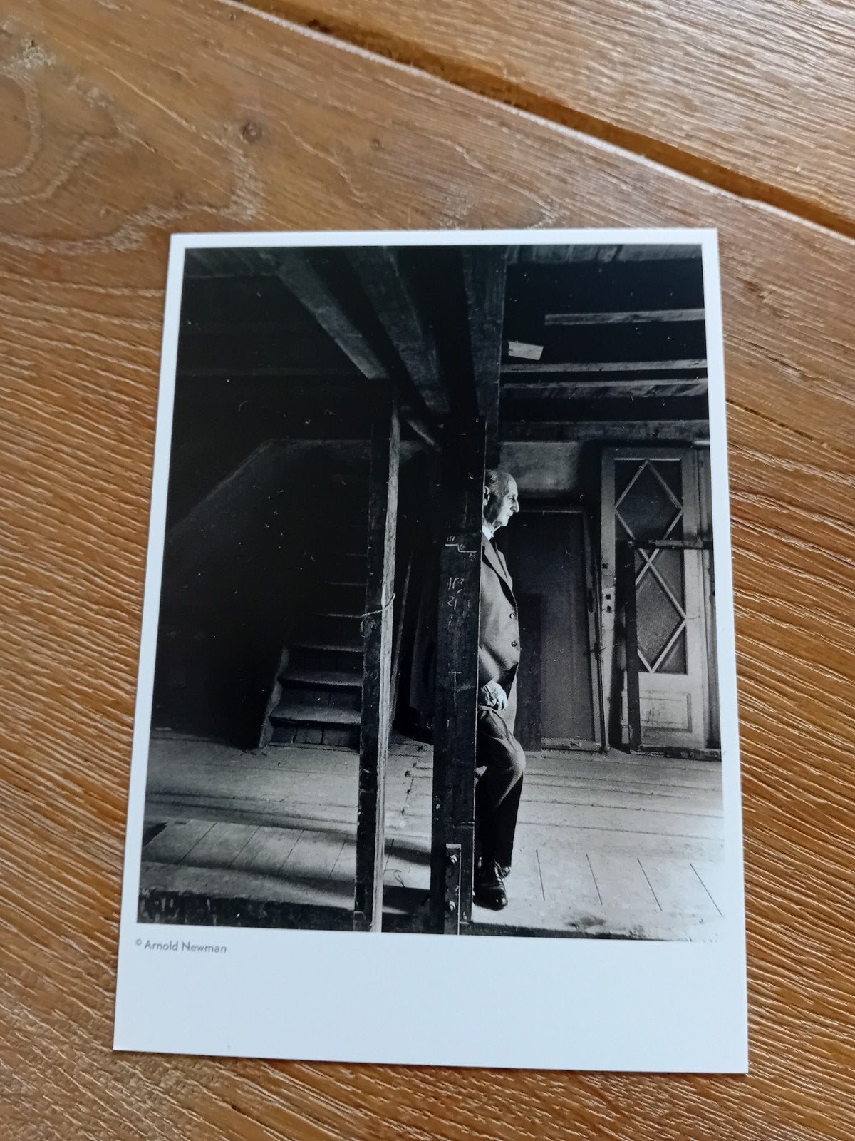 Ongelopen kaart Otto Frank op zolder Achterhuis, Ophalen of Verzenden, 1940 tot 1960, Ongelopen, Politiek en Historie