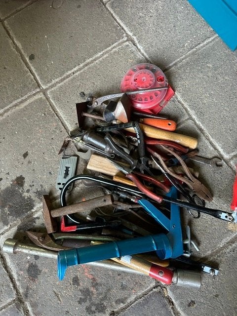 Bak met gebruikt gereedschap, Ophalen, Gebruikt, Overige typen, Overige merken