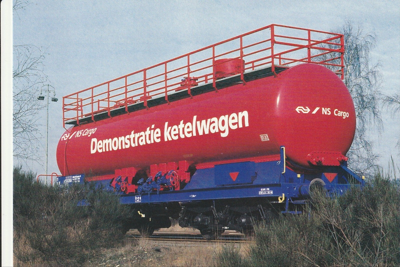 NEDERLANDSE SPOORWEGEN NS CARGO DEMONSTRATIE KETELWAGEN, Ophalen of Verzenden, 1980 tot heden, Ongelopen, Zuid-Holland