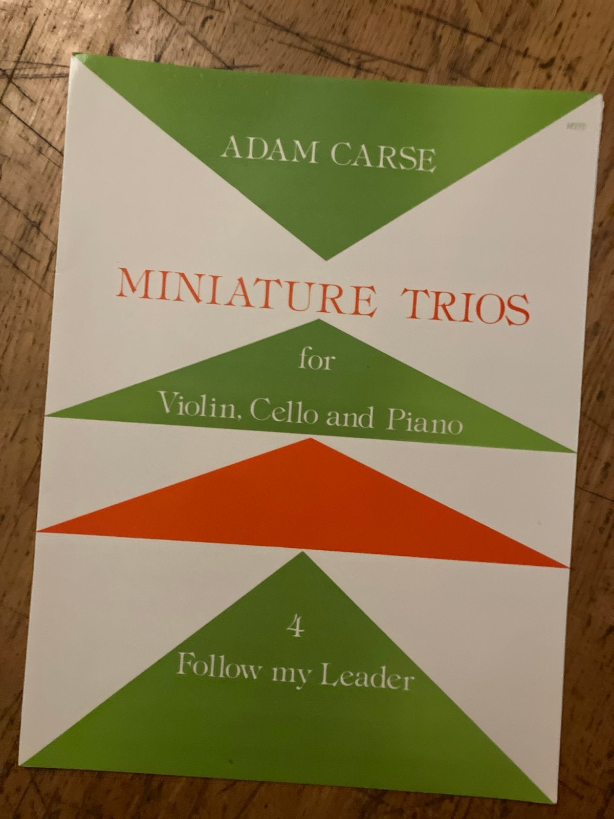Adam Carse Miniature Trios - Viool, Cello, Piano, Gebruikt, Klassiek, Ophalen of Verzenden, Viool of Altviool