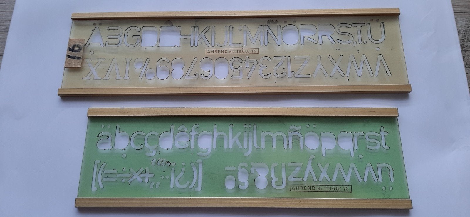Ahrend Letter sjabloon, Ophalen of Verzenden, Overige typen