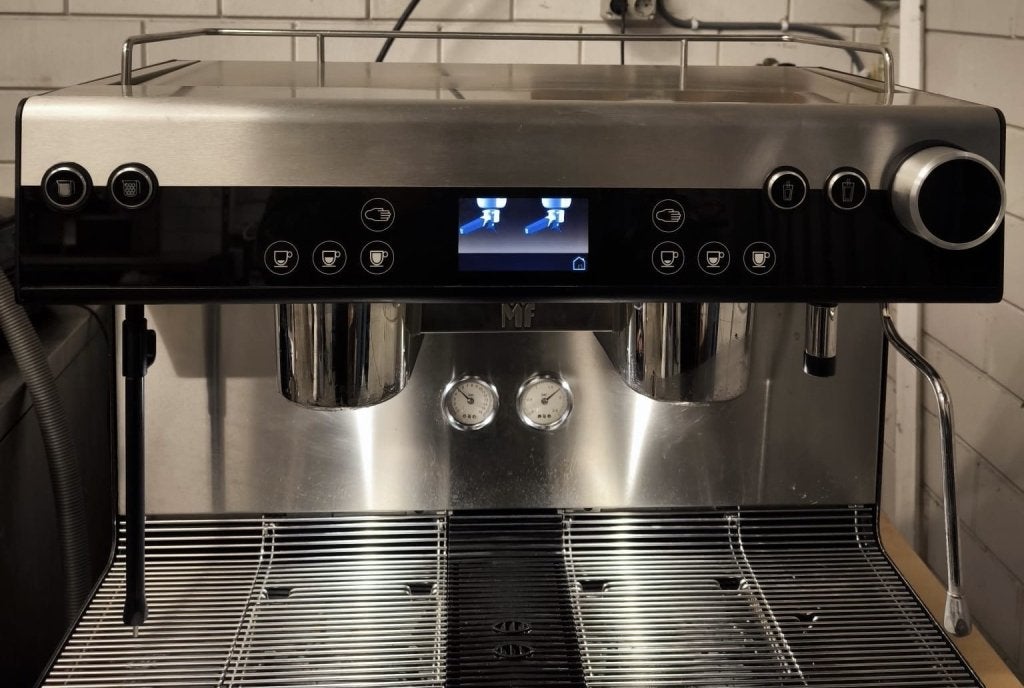 WMF espresso, Espresso apparaat, Niet ingevuld, Koffiebonen, Zo goed als nieuw